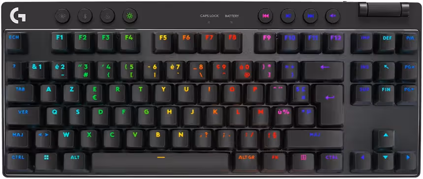 Logitech G Pro X TKL Noir - vue 1