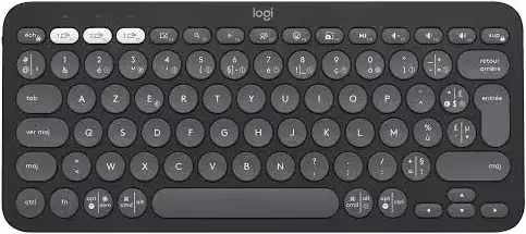 Logitech Pebble Keys 2 K380s Graphite - vue 1