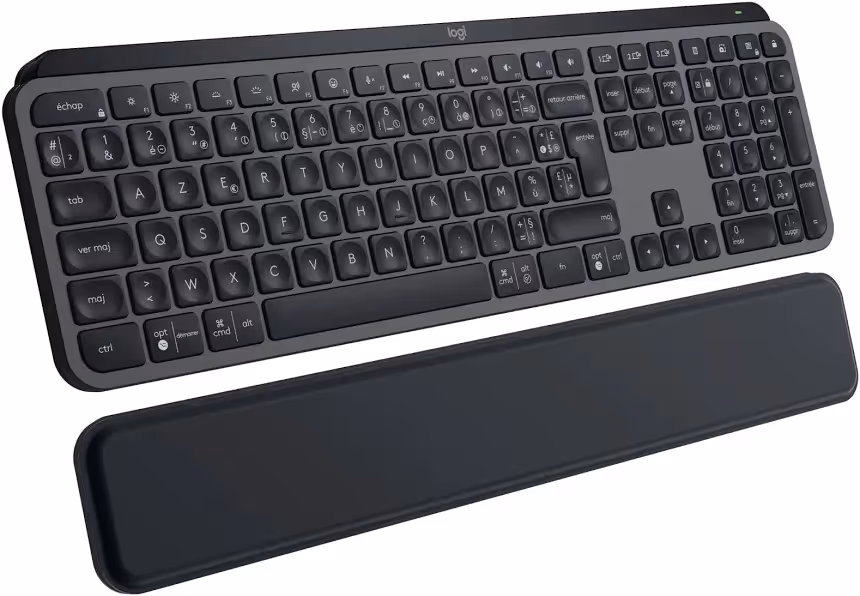 Logitech MX Keys S Plus Noir - vue 1