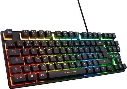 The G-Lab Keyz Caesium TKL Noir - vue 1