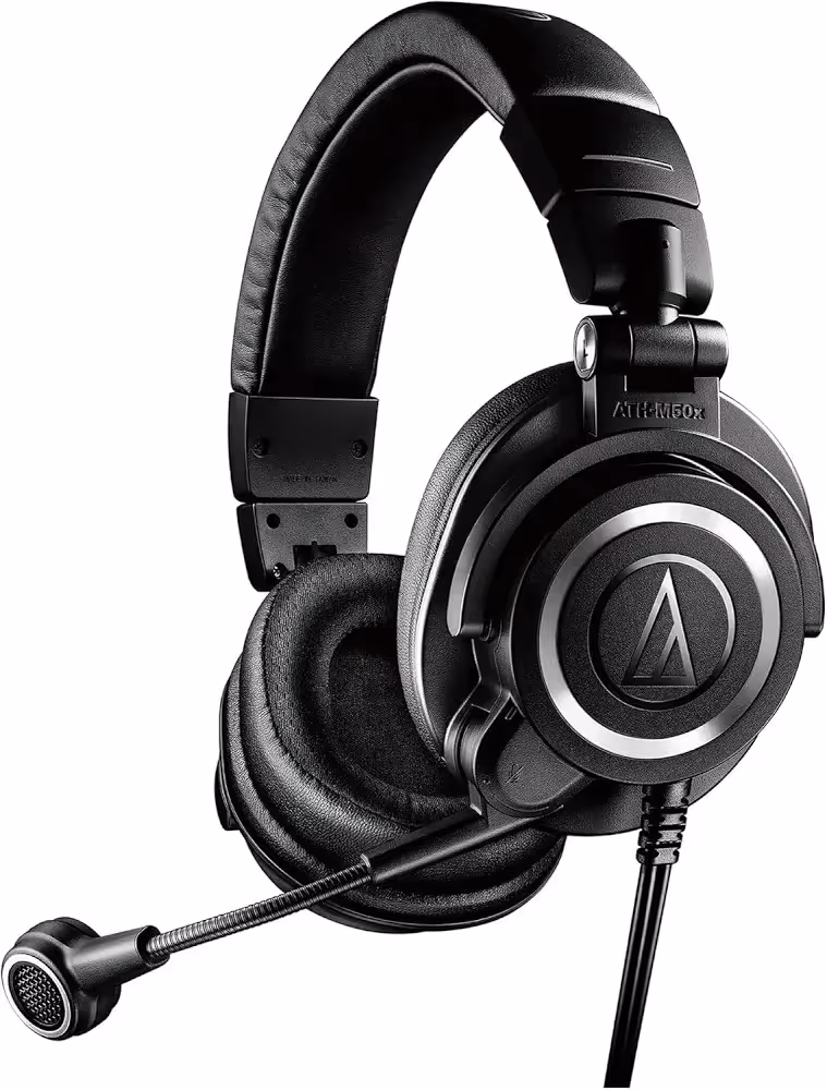 Audio-Technica ATH-M50xSTS Noir - vue 1