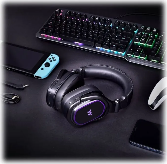 Thermaltake ARGENT H5 RGB Wireless Noir - vue 4