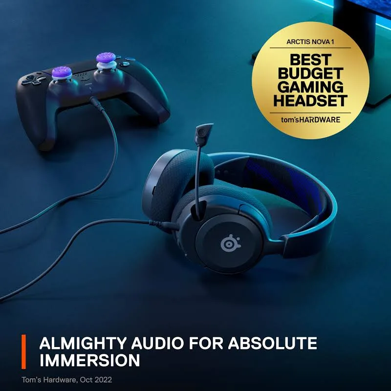 SteelSeries Arctis Nova 1P Noir - vue 5