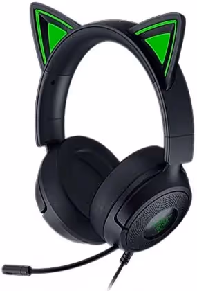Razer Kraken Kitty V3 X Black Noir - vue 1