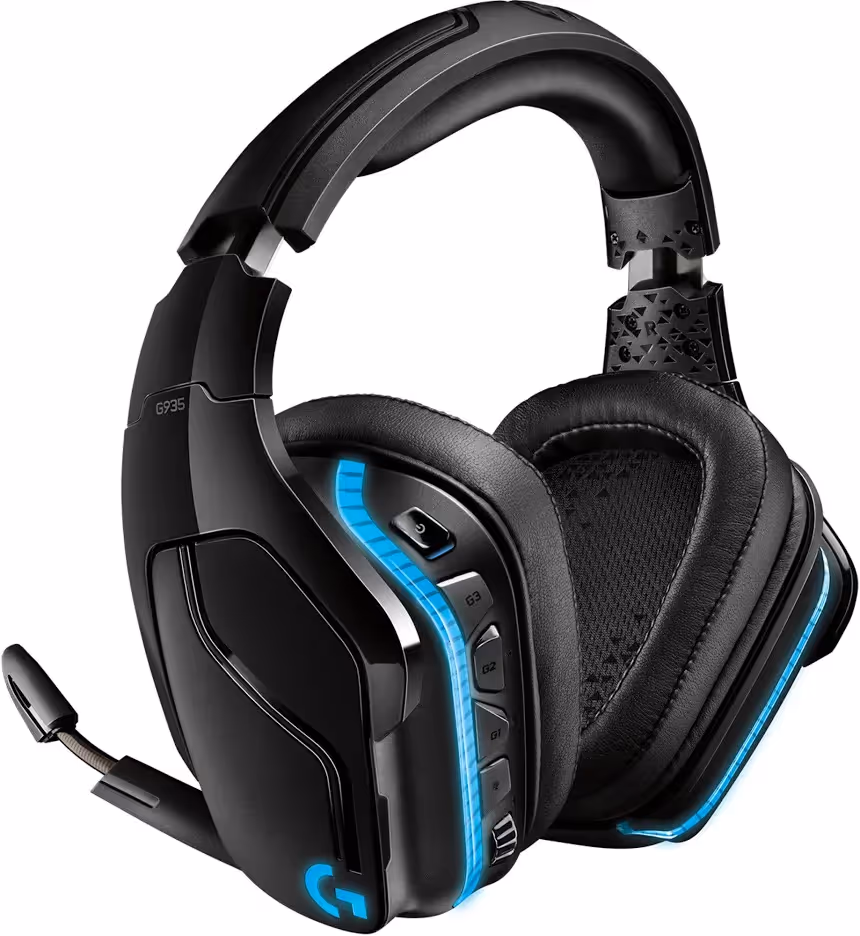 Logitech G935 Wireless Noir - vue 1