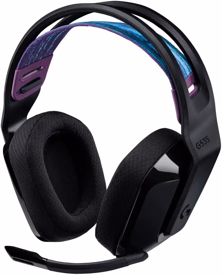 Logitech G G535 Lightspeed Noir - vue 1