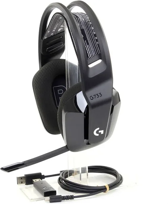 Logitech G G733 Lightspeed RGB Noir - vue 3
