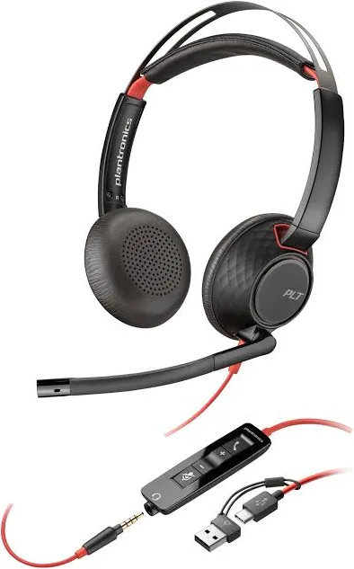 Poly Blackwire 5220 Noir - vue 5