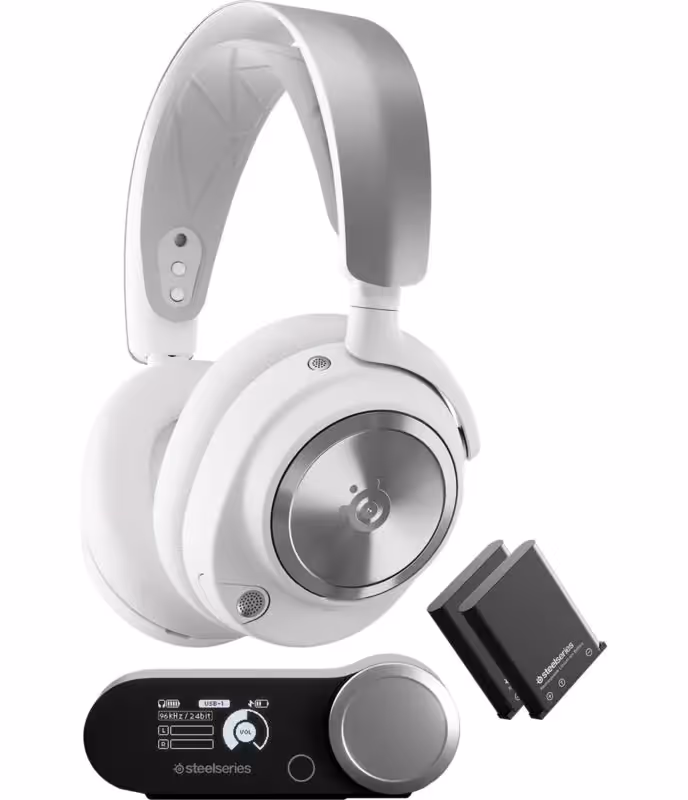 SteelSeries Arctis Nova Pro WL Blanc - vue 1