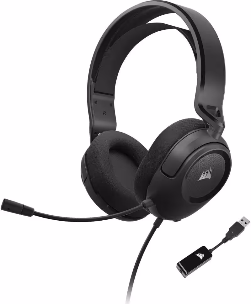 Corsair HS35 Surround v2 Noir - vue 1