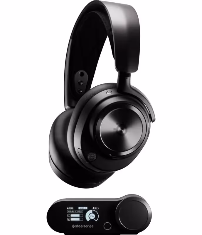 SteelSeries Arctis Nova Pro Wireless Noir - vue 1