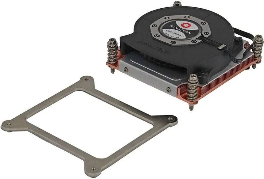 Dynatron Q3, Refroidisseur CPU Noir - vue 2