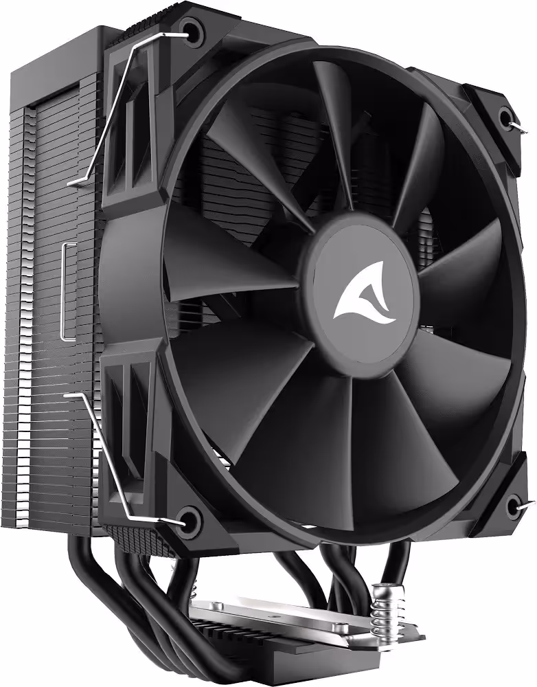 Sharkoon A50 Refroidisseur CPU Noir - vue 1