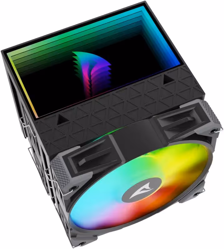 Sharkoon A60 RGB Refroidisseur CPU Noir - vue 1