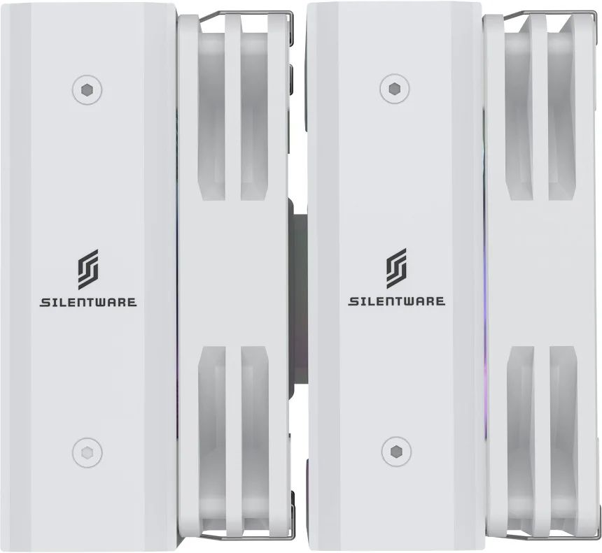 SILENTWARE Titan Blanc Refroidisseur CPU RGB - vue 5