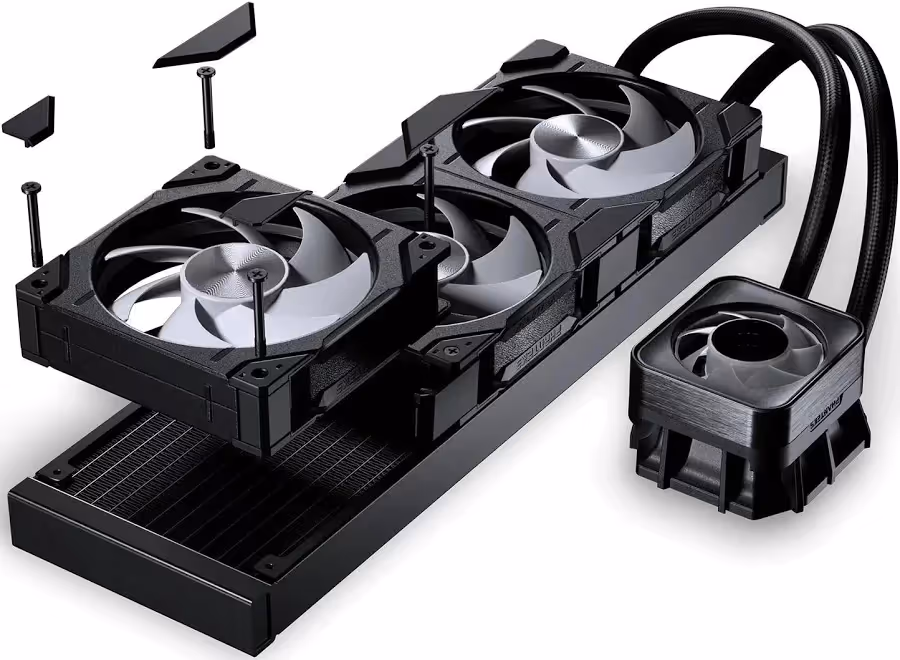 Phanteks Glacier One 360D30 X2 360mm Noir - vue 5