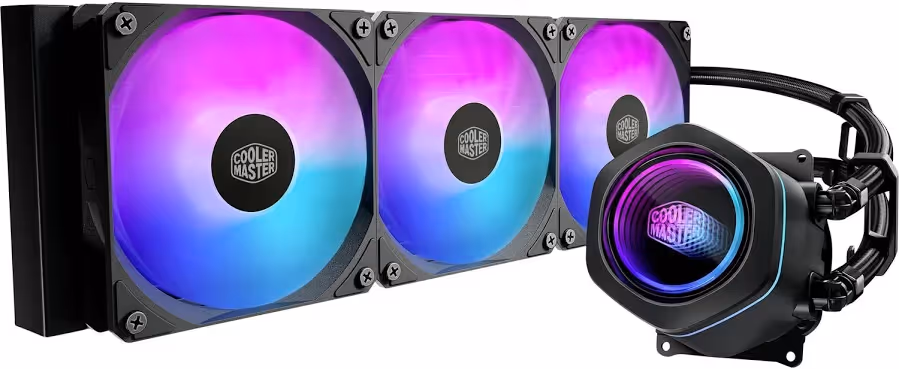 Cooler Master MasterLiquid Core Nex Digital 360 ARGB Noir - vue 2