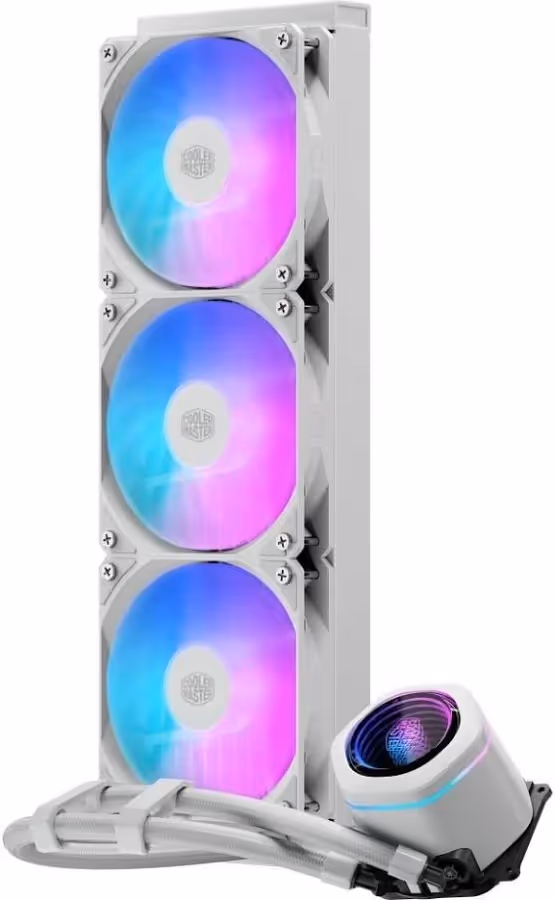 Cooler Master MasterLiquid Core Nex Digital 360 ARGB Blanc - vue 2