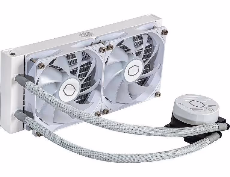 Cooler Master MasterLiquid 240 Core II ARGB Blanc - vue 3