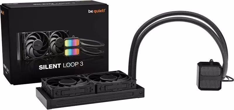be quiet! Pure Loop 240mm Noir - vue 3