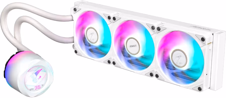 GIGABYTE AORUS WATERFORCEX II 360 Blanc - vue 2