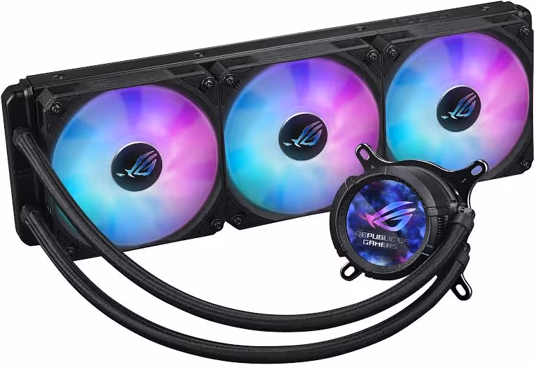 ASUS ROG STRIX LC III LCD 360 ARGB Noir - vue 3