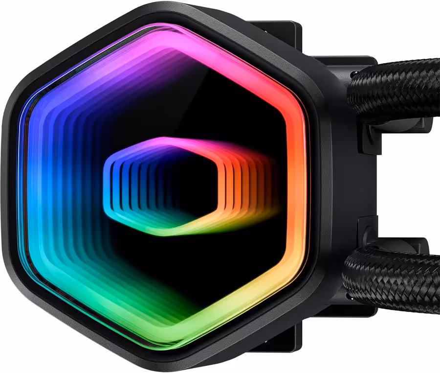 Cooler Master MasterLiquid 360 Core II ARGB Noir - vue 4