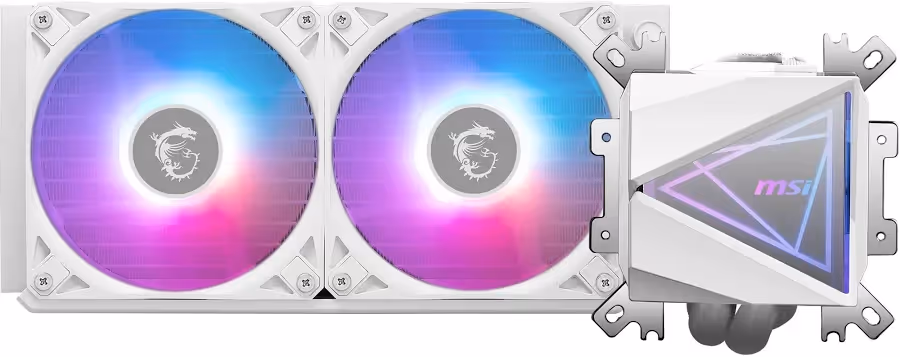 MSI MAG CORELIQUID I240 240mm Blanc - vue 2