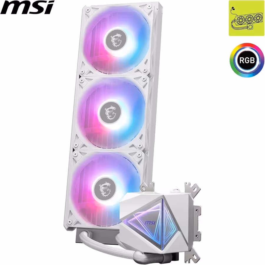MSI MAG CORELIQUID I360 360mm Blanc - vue 5