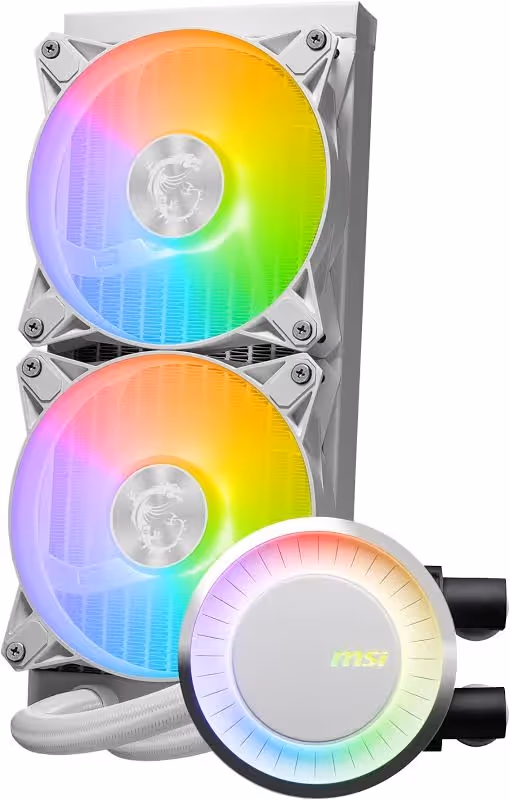 MSI MAG CORELIQUID E240 240mm Blanc - vue 4