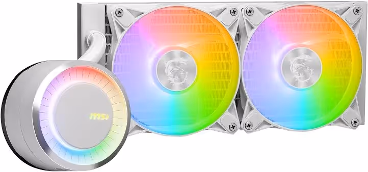 MSI MAG CORELIQUID E240 240mm Blanc - vue 3