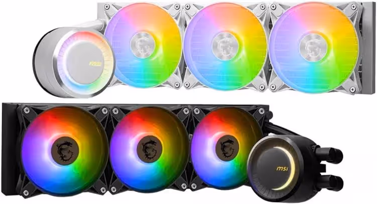 MSI MAG CoreLiquid E360 ARGB 360mm Blanc - vue 2