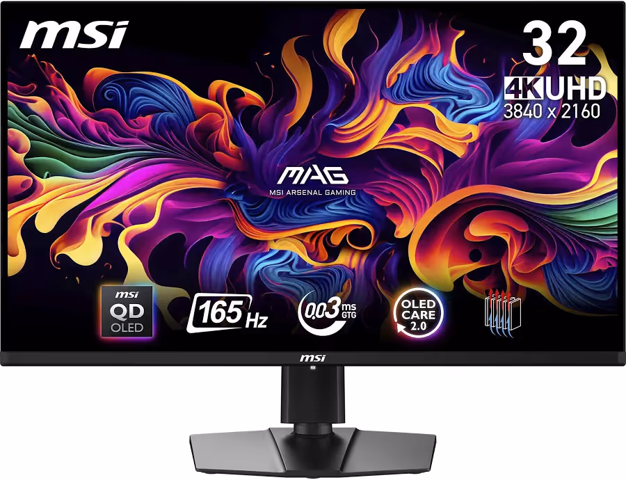 MSI MAG 321UPDE 31.5 pouces OLED - vue 3