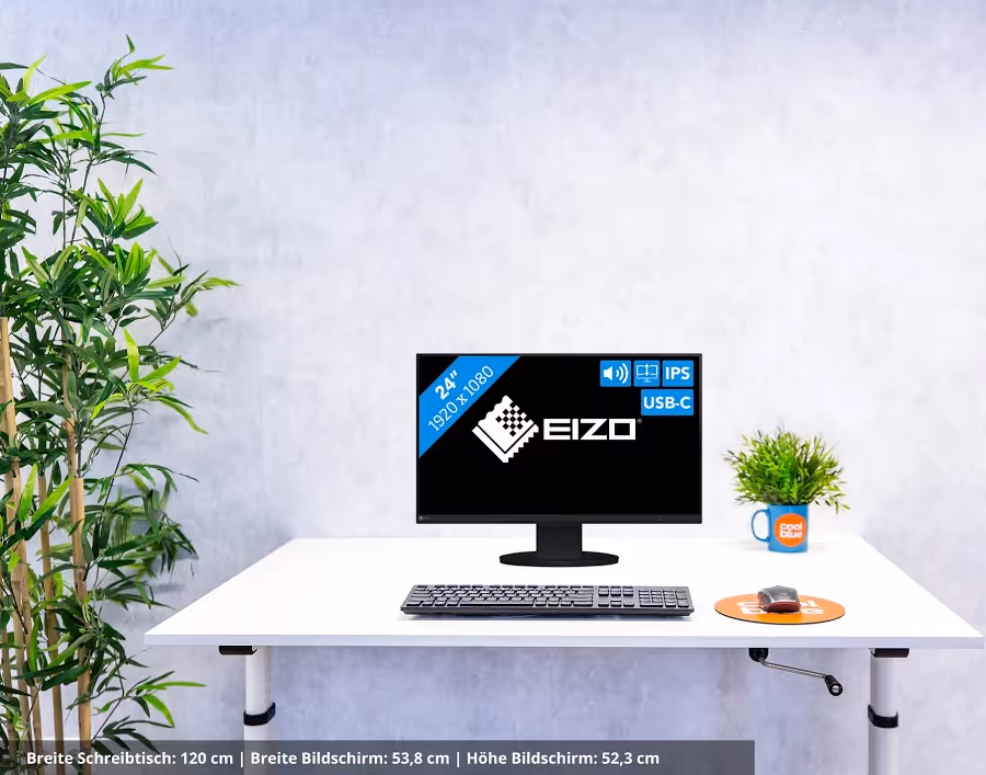 Eizo BenQ EV2480 24 pouces - vue 3