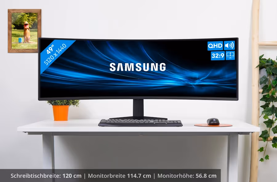 Samsung ViewFinity 49 pouces - vue 3