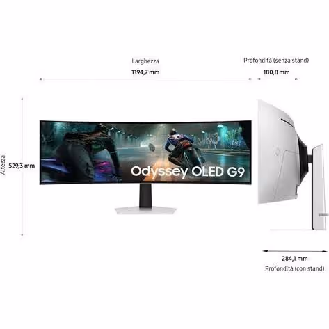Samsung Odyssey OLED G9 49 pouces - vue 4