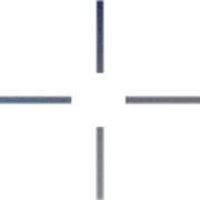 Gray cross with gradient shading on black background.