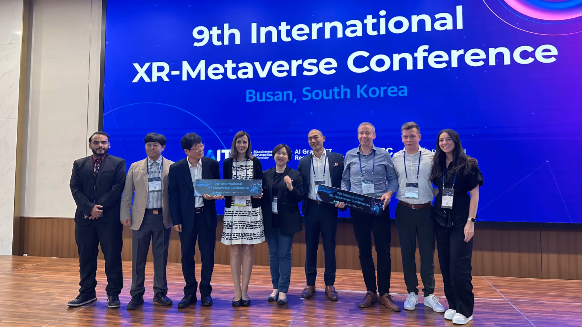 Art Nouveau style event poster for Manifest Art Nouveau: Interiors of Oradea on February 21 at Casa Darvas-La Roche, featuring a decorative staircase photograph and logos of sponsors.