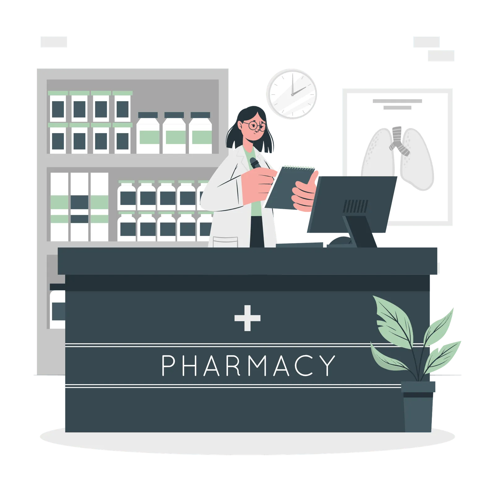 Pharmacy illustration