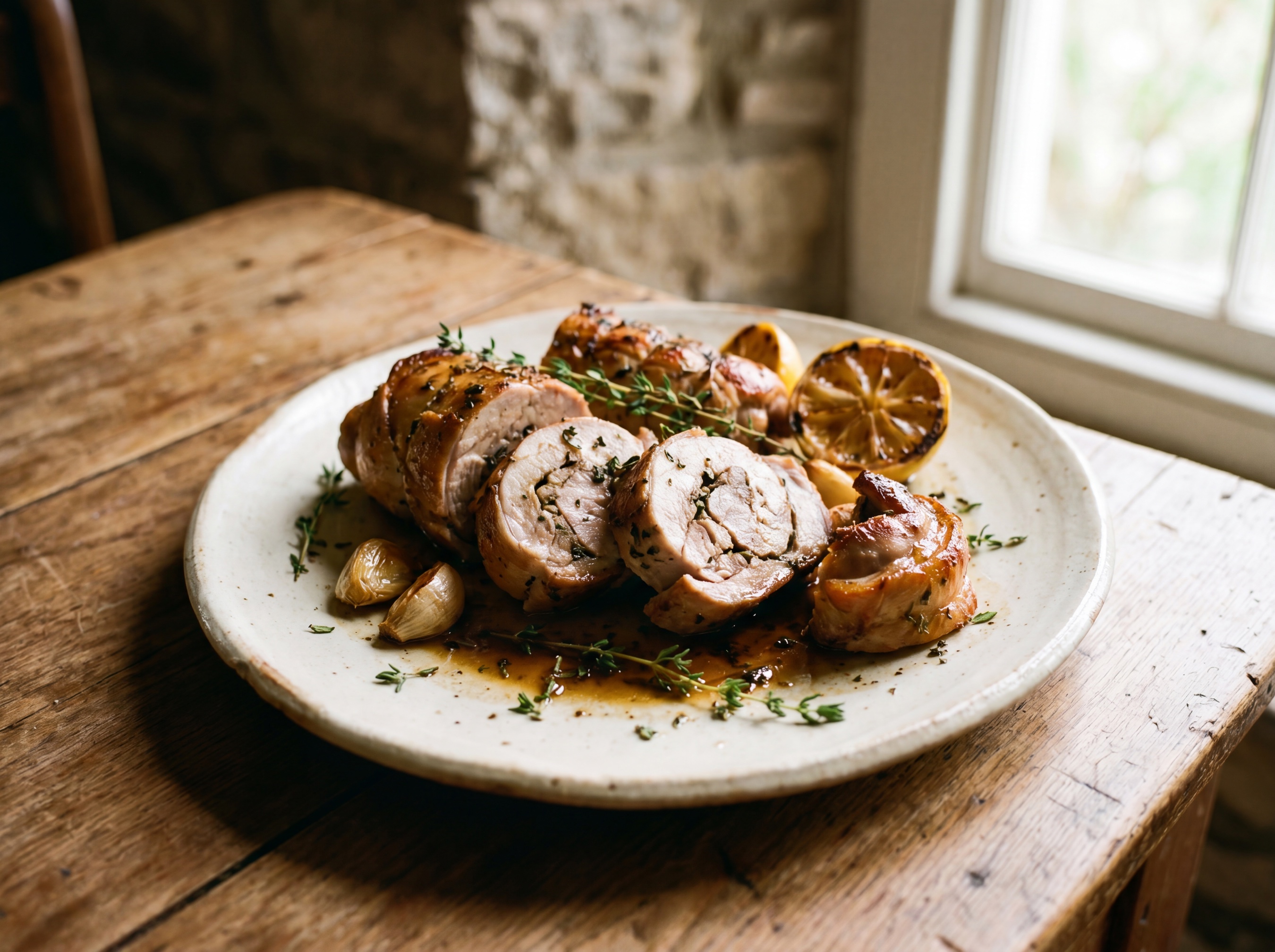 Coniglio in porchetta al timo