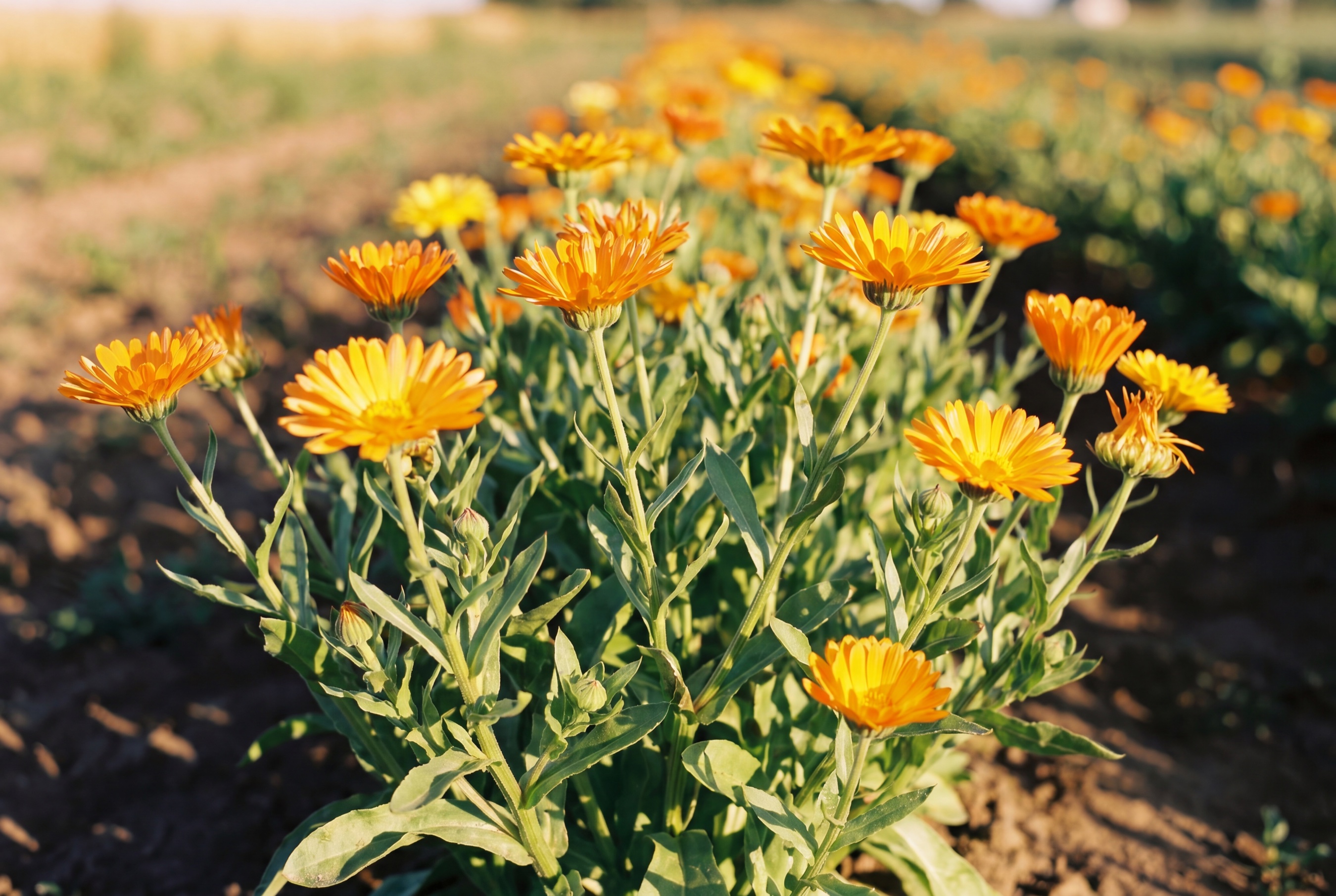 Calendula in fiore, Ideja
