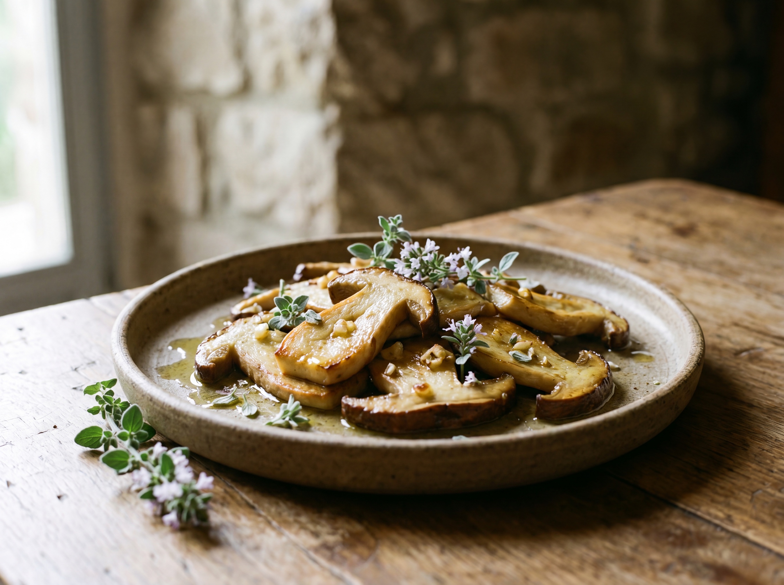 Funghi porcini trifolati alla nepitella
