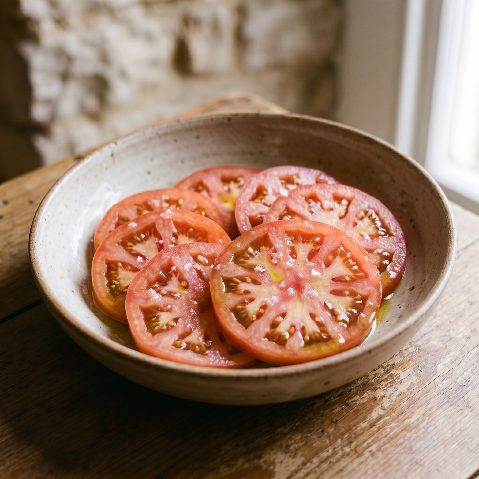 Insalata di pomodoro a fette — Ideja