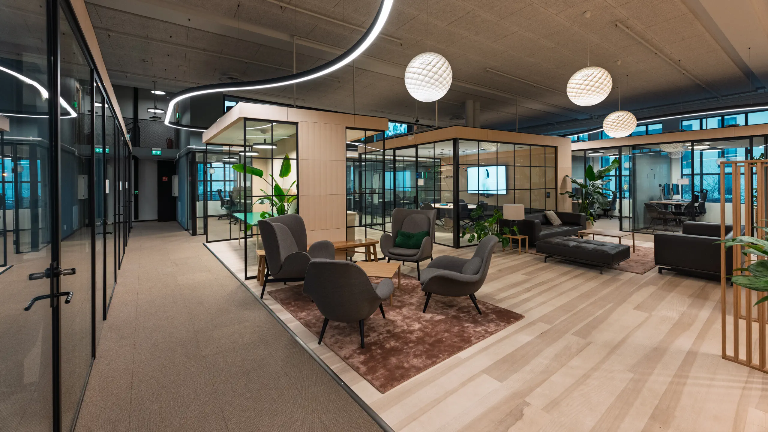 image of a business district (for a web development agency)