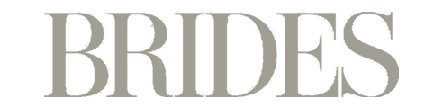 The word BRIDES in large uppercase serif font on a transparent background.