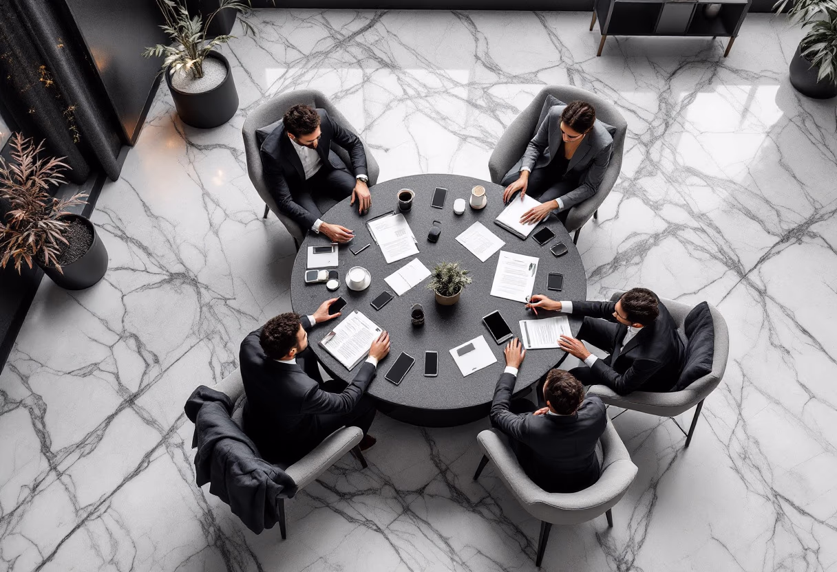 image of team discussion (for a hr tech)