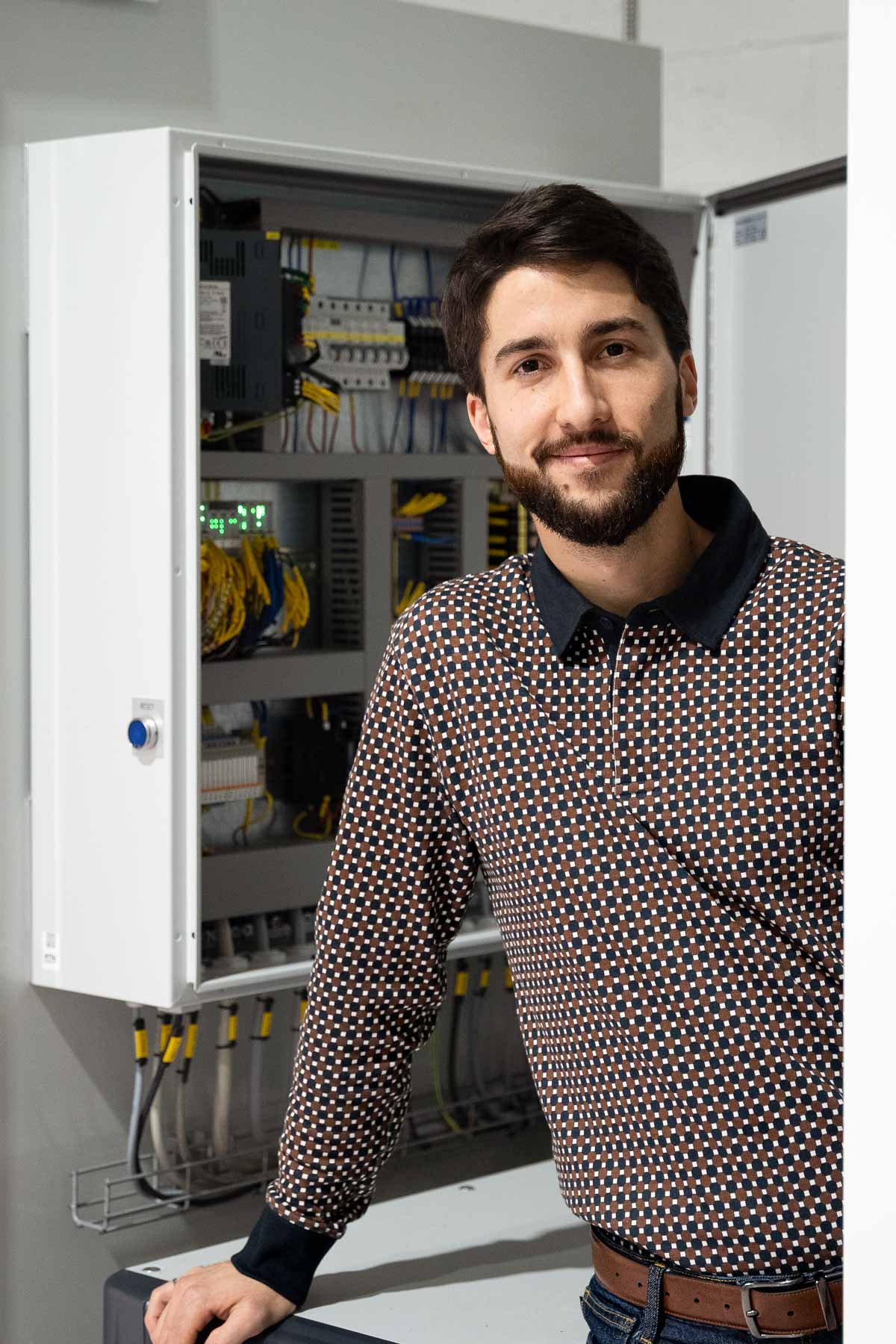 Portrait of Antoine Turcotte, AgTech Operations Specialist at Planteva Farms.