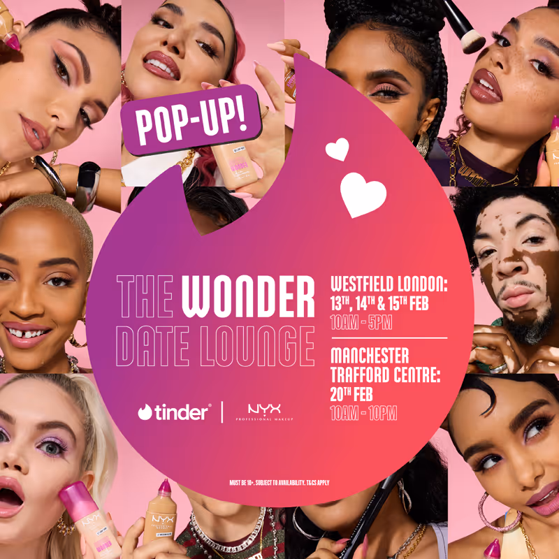 NYX Tinder Collaboration