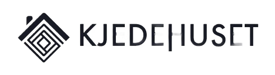 Logo med en stilisert diamantform og teksten KJEDEHUSET.