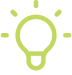 Glühbirnen-Icon, Symbol für Ideen und Innovation mit Findus One